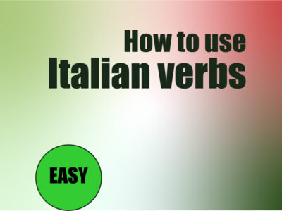 How to Study Italian Verbs: Learn 100